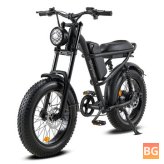 IM-J1 48V 15AH 500W 20*4.0inch Fat Tires Electric Bicycle - 80-120KM Mileage, 150KG Payload