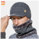 Winter Beanie with Cashmere and Elastic - Hat