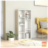 Book Cabinet in Gloss White 19.7