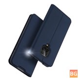 For Xiaomi Redmi Note 9S / Redmi Note 9 Pro / Redmi Note 9 Pro Max - flip case with card slot stand - shockproof PU leather protective case