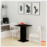 Table with Black Frame and Legs - 23.6
