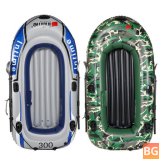 PVC Inflatable Fishing Kayak Raft With Foot Pump - 231x110CM
