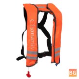 Reflective Auto-Inflate Life Jacket for Water Activities (Max Waist 52")