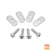 Stainless Steel Track Nuts for Boat Kayaks - Replacement Set