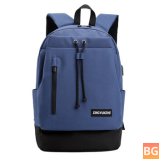 Backpack for 15.6 inch laptop with a USB charging port