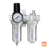 SFC-400 1/2 Inch Air Compressor Lubricator - Moisture and Water Trap Filter