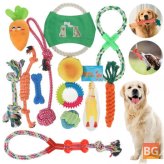 13/17 Pack of Dog Chew Toys for Cleaning, Grinding, and Playing with your Dog