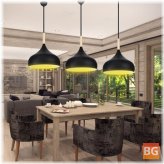 Pendant Light with Light and Shade - Wood
