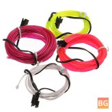 Light Up Rope Strip with Neon Wire and Charger