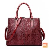 Women's Faux Patent Leather Elegant Shoulder Bag