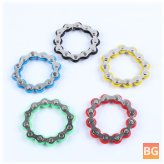 12-Section Stainless Steel Chain Fidget Toy for Kids and Adults