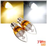 White LED Candle Light Bulb - 85-265V