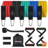 13-Piece Latex Resistance Band Set for Home Fitness