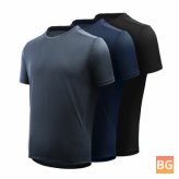 Xiaomi Men's Icy Sports T-Shirt Quick-Drying Ultra-thin Smooth Fitness Running T-Shirts