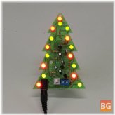 Christmas Tree 16 LED Color Light - Electronic PCB Decorating Tree for Children