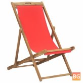 Beach Chair - Solid Teak Wood