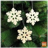 Hanging Christmas Tree Pendant with Snowflakes