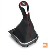Gear Shift Lever with Boot Cover for Golf 6 MK5/6