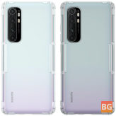 Mi Note 10 Lite Case with Bumpers and Clear Transparent Hard Back Cover