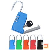 Portable Zinc Key Box with Mechanical Code Lock