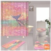 Bathroom Shower Curtain - Mermaid Tail Print