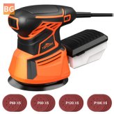 TS-SD5 350W Rotary Sander - 20Pcs sandpapers hand sander dust collection box