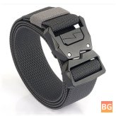 Belt with Webbing and Heavy-Duty Buckle for Men