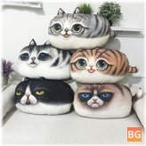 3D Creative PP Cotton Cute Cat Pillow Backrest - Printing Cushion - Birthday Gift Trick Toys