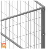 Dog Kennel Silver 602.8 ft? Wire