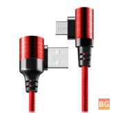 Data Cable with 90-Degree Angle - Samsung Huawei OPPO OnePlus