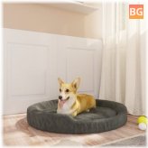 Dog Bed - 90x70x23 cm - Dark Gray