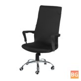 Computer Desk Chair Cover with Breathable Mesh and Stretch Fabric