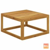 26.8"x26.8"x11.4" Wood Coffee Table