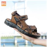 Beach Sandals for Men - Cowhide Leather