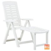 Sun Lounger - White