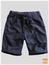 Men's Shorts with Cotton Drawstring