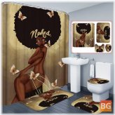 Queen's Curtains - African American Women with Crown - Shower Curtain