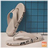 Soft Sole Flip Flops with Breathable Fabric