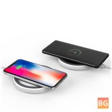 Quick Charge Qi Wireless Charging Pad for Apple iPhone X, 8, 8 Plus, SE, 8, 7, 6S, 6, 5S, 5C, 4S