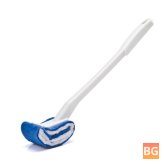 Soft-Touch Toilet Brush with Dead Corner - Mounted bathroom holder set