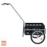 Bicycle Cargo Trailer with 50 L Capacity - Black