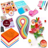 Quilling Paper - Ruler Pen and Gauge - Curves, Gauge, and Craft Tools