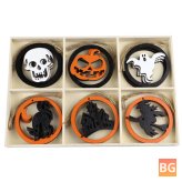 Halloween Pendant with Chips - 18PCS/Box