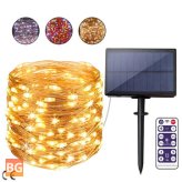 Solar String Lights - LED with Waterproof Garland - Outdoor Party Garden Christmas Decoration Lamp