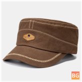 Banggood Design Men's Solid Color Outdoor Flat Hat - Military Hat