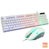Rainbow Mouse and Keyboard Set