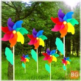 Windmill - PVC - Wooden - Home - Party - Wedding - Decoration - Kid - Toy