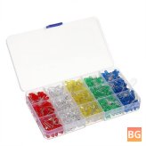500pcs Mixed Color LED Diode Kit with Box