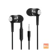 S12 Sport Earphone - Wired Earphones with Mic for PC