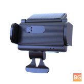 Solar Powered Auto-Injection Vehicle Holder for POCO X3 F3 4.5-6.9 inch Devices